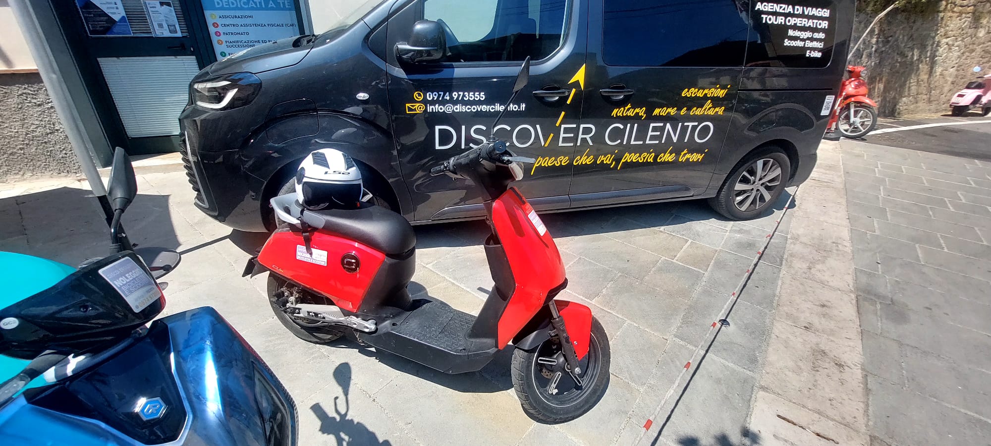 Super Soco 50cc elettrico noleggio Cilento - €35 al giorno